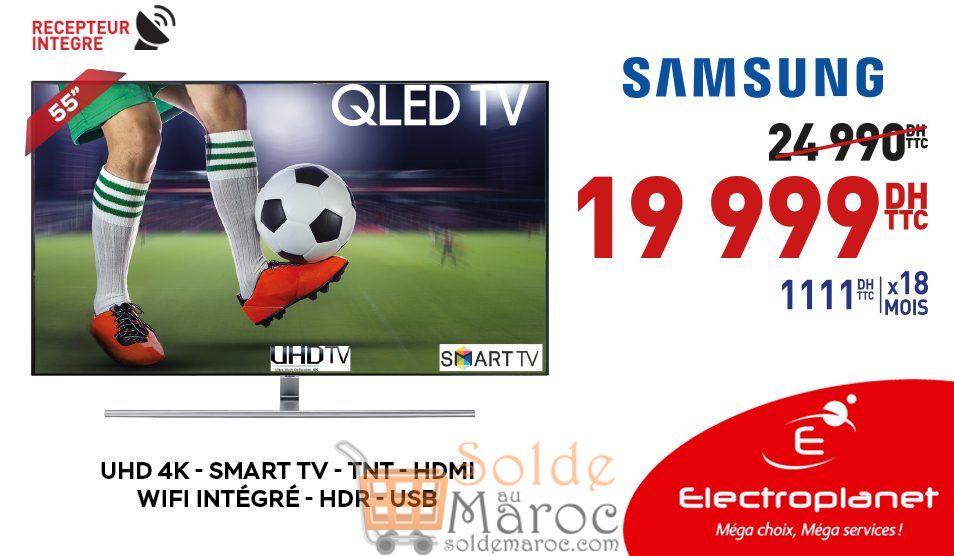 Electroplanet promo ramadan TV LED SAMSUNG 40 pouces prix 3999 DH -  Promotion au maroc