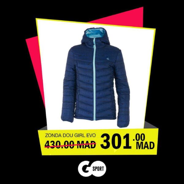 Soldes Go Sport ZONDA DOU Girl EVO 301Dhs au lieu de 430Dhs