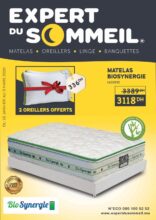 Catalogue Promotionnel Expert du Sommeil du 28 Janvier au 3 Mars 2020