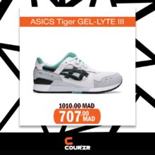 Soldes Courir Maroc Asics TIGER GEL-LYTE III 707Dhs au lieu de 1010Dhs