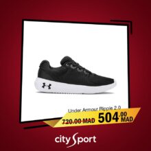 Promo City Sport Maroc UNDER ARMOUR Ripple 2.0 à 504Dhs au lieu de 720Dhs