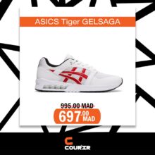 Soldes Courir Maroc Asics TIGER GELSAGA 697Dhs au lieu de 995Dhs