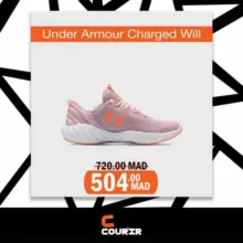 Soldes Courir Maroc UNDER ARMOUR Charged Will 504Dhs au lieu de 720Dhs