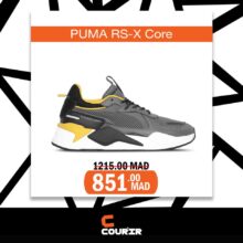 Promo Courir Maroc PUMA RS-X Core 851Dhs au lieu de 1215Dhs