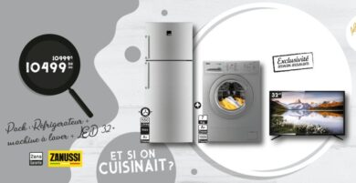 Soldes Aswak Assalam Pack ZANUSSI 10499Dhs au lieu de 10999Dhs