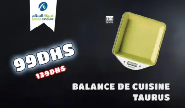 Promo Aswak Assalam BALANCE DE CUISINE Taurus 99Dhs au lieu de 139Dhs