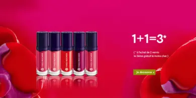 Promo Yves Rocher Maroc à l'achat de 2 Vernis le 3ème gratuit le moins cher