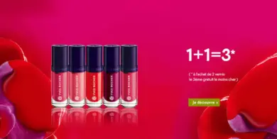 Soldes Yves Rocher Maroc à l'achat de 2 vernis le 3ème gratuit de moins cher