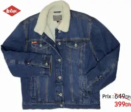 Promo Lee Cooper Maroc Jacket en jeans 399Dhs au lieu de 649Dhs