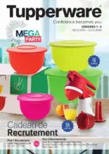 Catalogue Tupperware Maroc Cadeau de Recrutement Jusqu'au 2 Février 2020