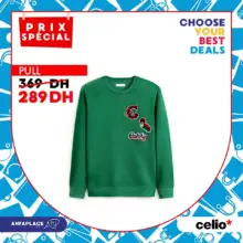 Soldes Celio Maroc Magasin Anfaplace Mall 289Dhs au lieu de 369Dhs