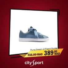 Soldes City Sport Puma Smash v2 Patent Buckle 389Dhs au lieu de 555Dhs