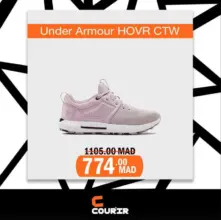 Soldes Courir Maroc UNDER ARMOUR Hovr CTW 774Dhs au lieu de 1105Dhs