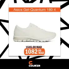 Soldes Courir Maroc Asics Gel-Quantum 180 à 1082Dhs au lieu de 1545Dhs