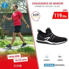 Promo Decathlon Maroc Chaussures de marche NEWFEEL 119Dhs au lieu de 159Dhs