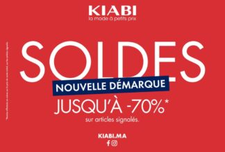 Nouvelle Démarque des soldes chez Kiabi Maroc jusqu'au 31 mars 2020