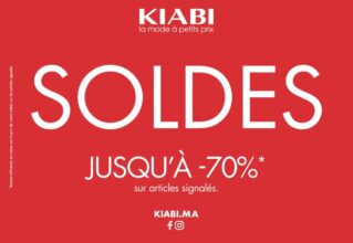 Soldes Kiabi Maroc Jusqu'à -70 du 3 janvier au 31 mars 2020