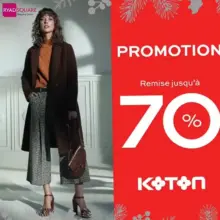 Offre Promotionnel KOTON Maroc une réduction jusqu'à -70%