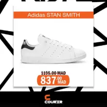 Soldes Courir Maroc Adidas STAN SMITH 837Dhs au lieu de 1195Dhs