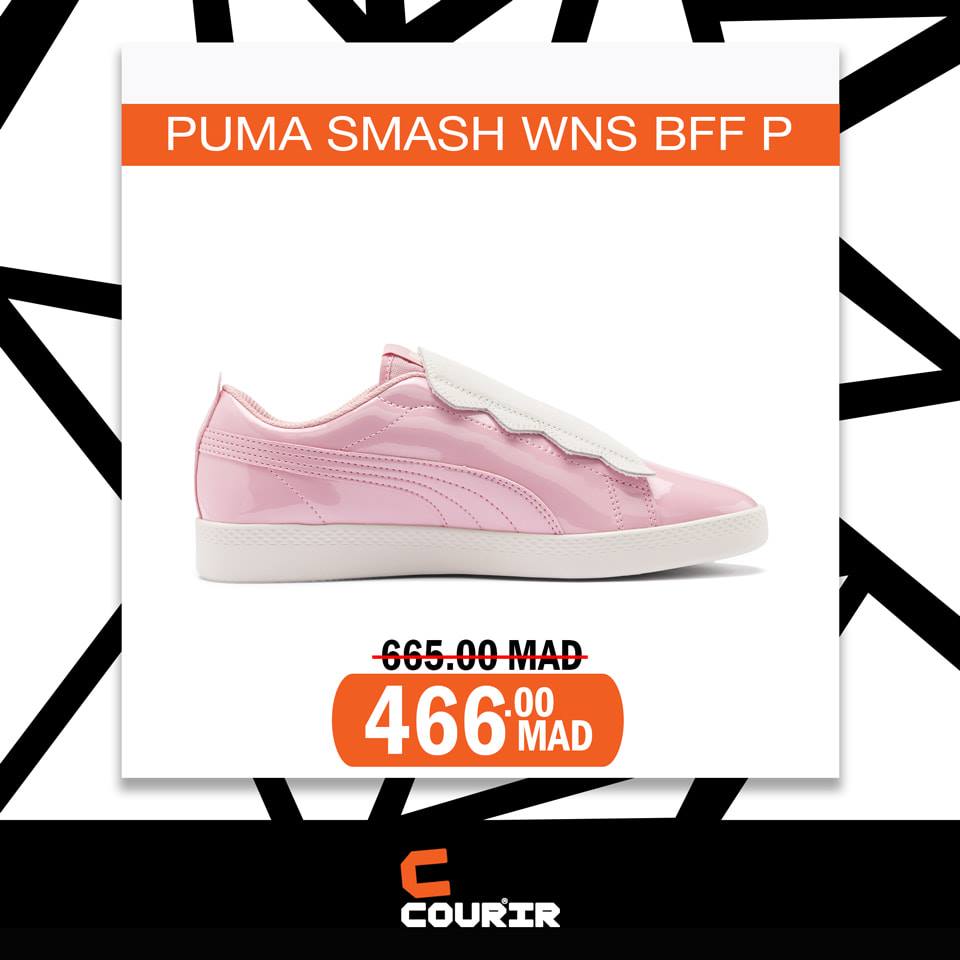 Soldes Courir Maroc PUMA SMASH WNS BFF P 466Dhs au lieu de 665Dhs