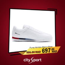 Soldes City Sport Maroc Puma Hombre Blanco BMW 697Dhs au lieu de 995Dhs