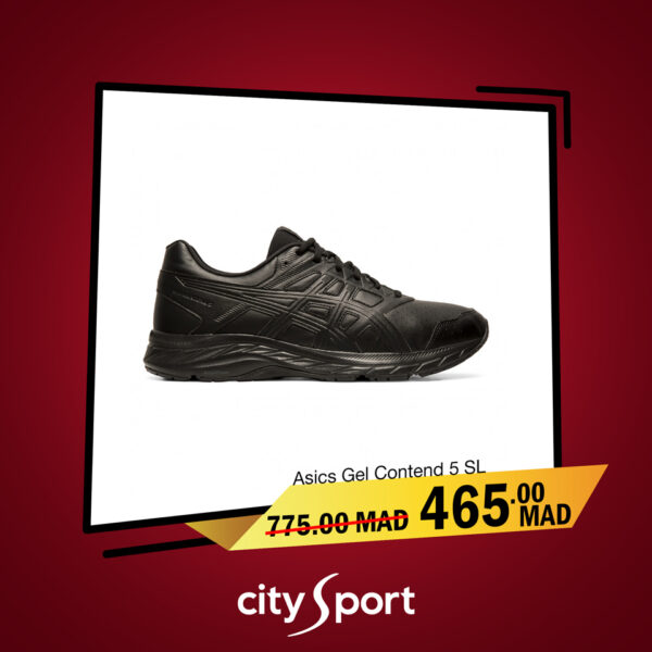 Soldes City Sport ASICS GEL Contend 5 SL 465Dhs au lieu de 775Dhs