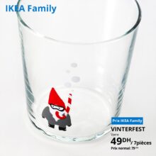 Soldes Ikea Family 7 Verres VINTERFEST à 49Dhs au lieu de 79Dhs