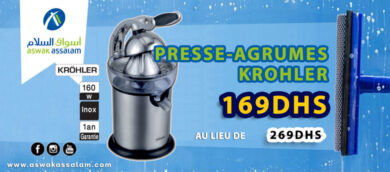 Soldes Aswak Assalam PRESSE-AGRUMES KROHLER 299Dhs au lieu de 379Dhs