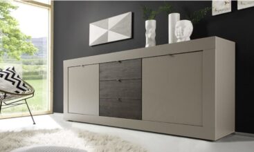 Promo Azura Home BUFFET BASIC 210CM TAUPE /WENGÉ 4590Dhs au lieu de 4690Dhs