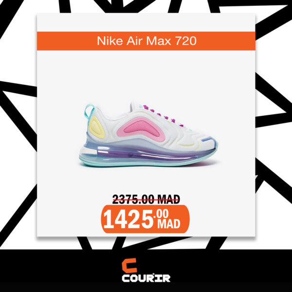 Soldes Courir Maroc NIKE Air MAX 720 à 1425Dhs au lieu de 2375Dhs