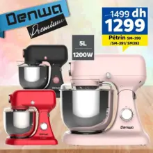 Promo Marjane Pétrin SM-390 5L DENWA à 1299Dhs au lieu de 1499Dhs