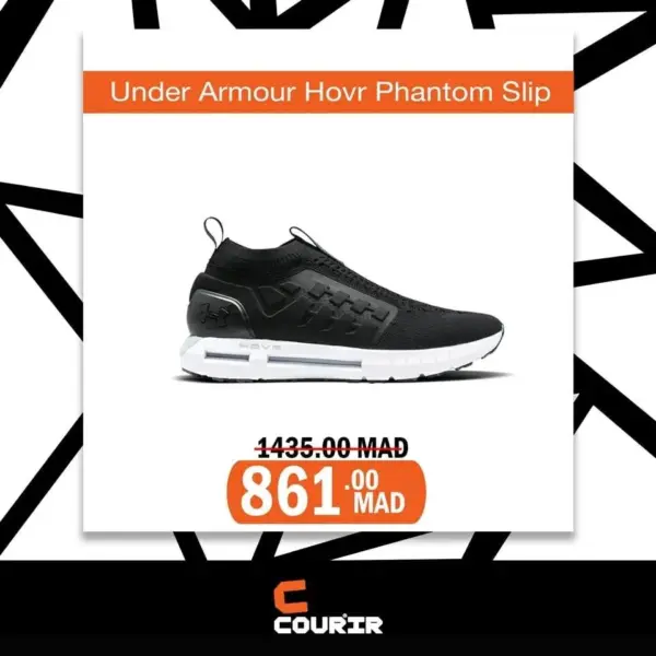 Soldes Courir Maroc UNDER ARMOUR Hovr Phantom Slip 861Dhs au lieu de 1435Dhs