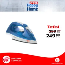 Soldes Electroplanet Fer à repasser TEFAL 249Dhs au lieu de 299Dhs