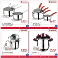 Nouvelle Gamme BONERA chez Tangrois Electro casseroles poêles cocottes couscoussiers