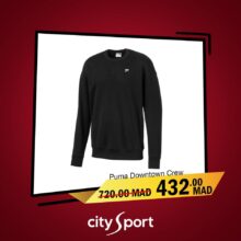 Soldes City Sport PUMA Downtown Crew 432Dhs au lieu de 720Dhs