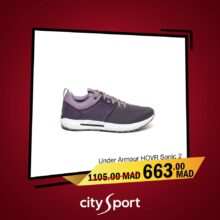 Soldes City Sport UNDER ARMOUR HOVR Sonic 2 à 663Dhs au lieu de 1105Dhs