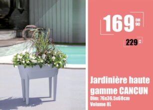 Soldes Aswak Assalam Jardinière haute gamme CANCUN 169Dhs au lieu de 229Dhs