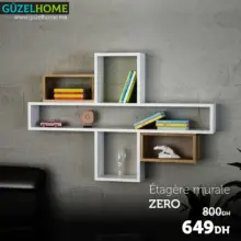 Promo Guzelhome Étagère murale ZERO 649Dhs au lieu de 800Dhs