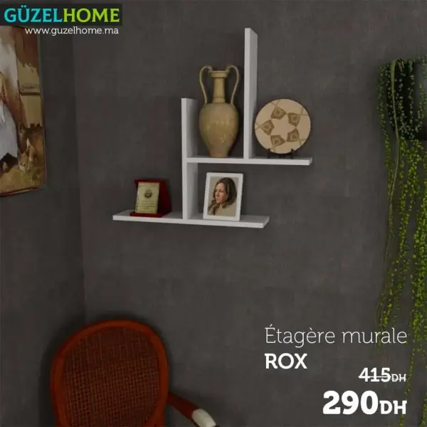 Promo GuzelHome Étagère mural ROX 290Dhs au lieu de 415Dhs