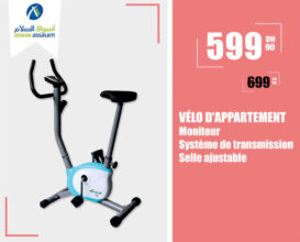 Soldes Aswak Assalam VÉLO D'APPARTEMENT 599Dhs au lieu de 699Dhs