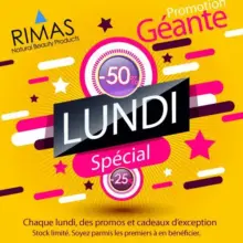 Promotion Géante Rimas Natural Beauty Jusqu'à -50% de réduction