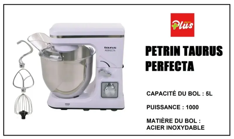 Promo Electroplus Petrin TAURUS PERFECTA 699Dhs au lieu de 850Dhs