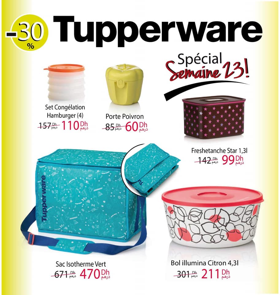 Catalogue Tupperware Maroc Spéciale Semaine 23 Jusqu'au 7 Juin 2020