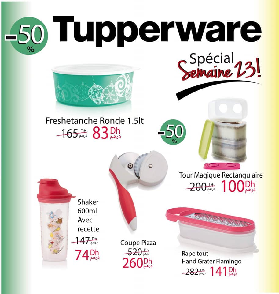 Catalogue Tupperware Maroc Spéciale Semaine 23 Jusqu'au 7 Juin 2020