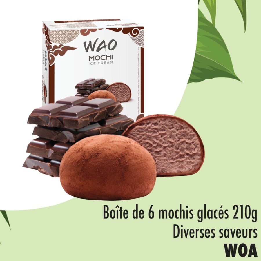 Offres chez Aswak Assalam Lot de 6 boîtes WOA mochis glacé 119Dhs