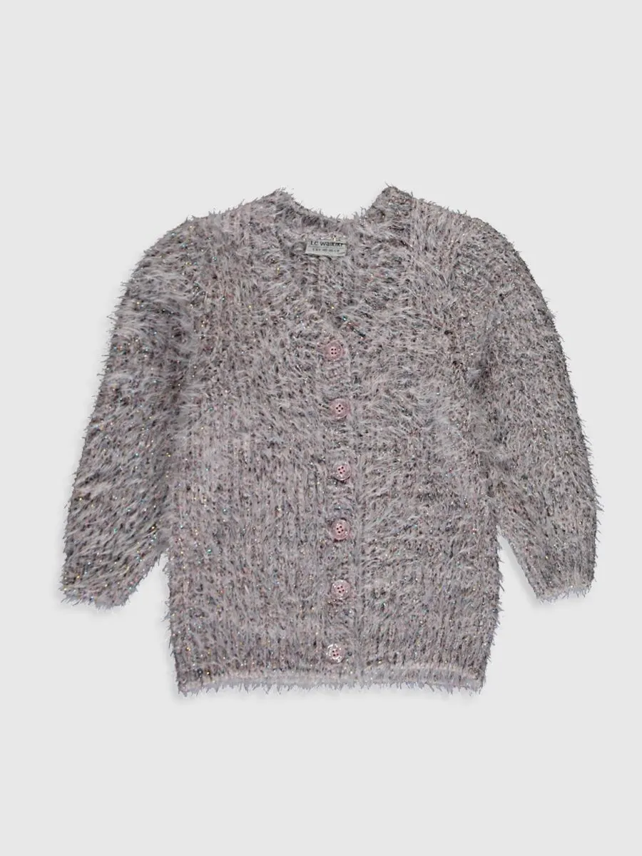 Soldes LC Waikiki Maroc Cardigan en tricot épais enfant fille 129Dhs au lieu de 209Dhs