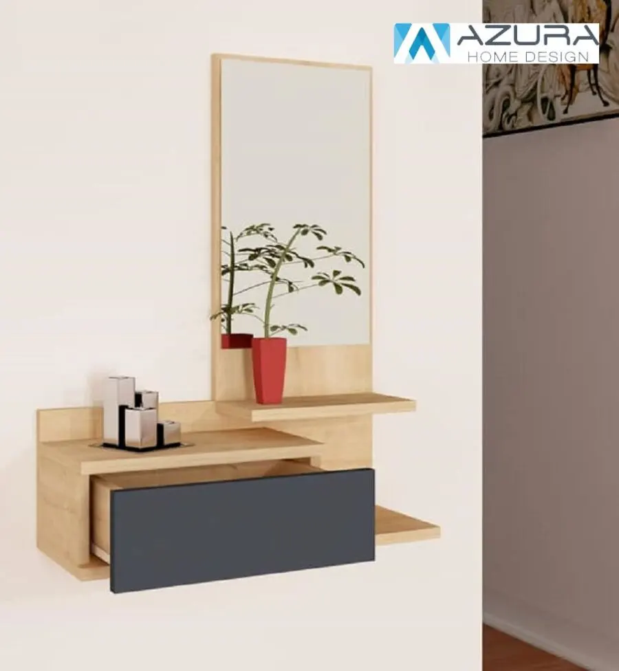 Soldes Azura Home Meuble d'entrée murale avec miroir ROZELLA 590Dhs au lieu de 891Dhs