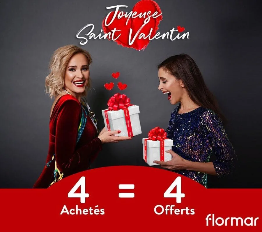 Idées cadeaux chez Flormar Maroc du Vendredi 12 au Dimanche 14 Février 2021