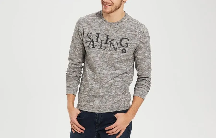 Soldes LC Waikiki Maroc Sweat-shirt pour homme 119Dhs au lieu de 149Dhs