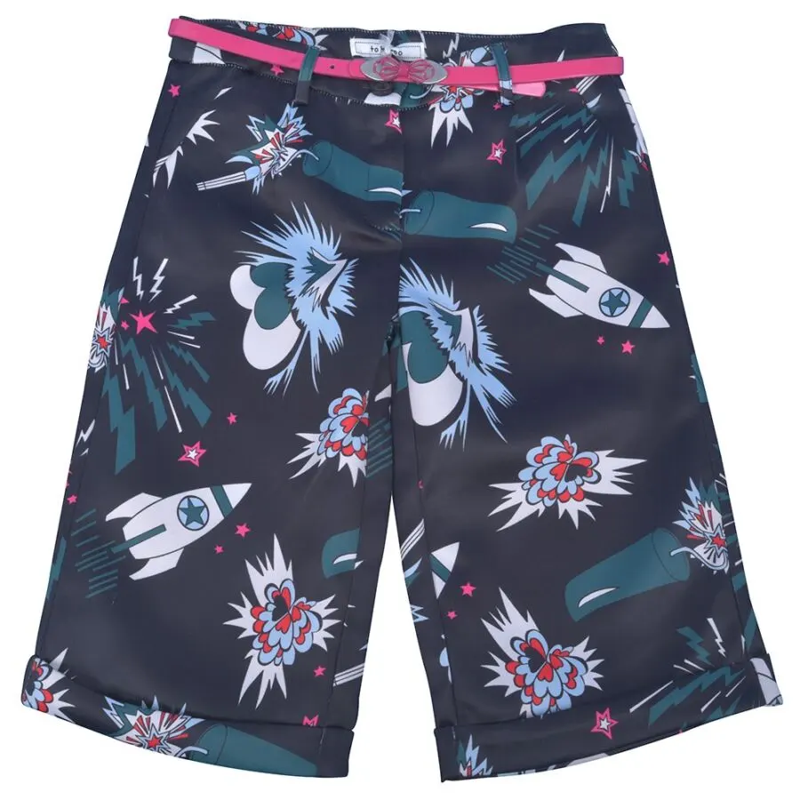 Soldes kids Avenue MH Short bleu marine OCEANO 64Dhs au lieu de 129Dhs